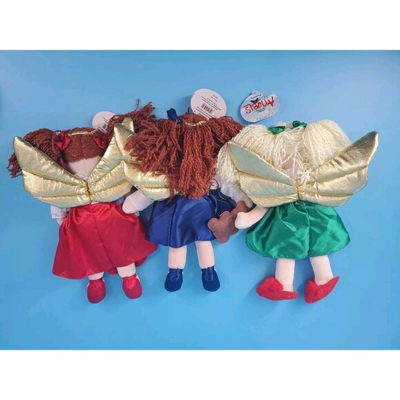 Gibson's Little Angel Fabric Dolls Serenity, Merry & Noelle appx 14" Holiday - Picture 4 of 16